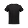 T-Shirt uomo in cotone fiammato Nero