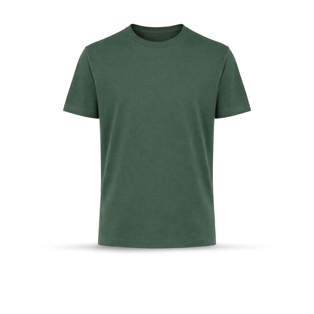 BL'KER T-Shirt uomo in cotone fiammato Verde
