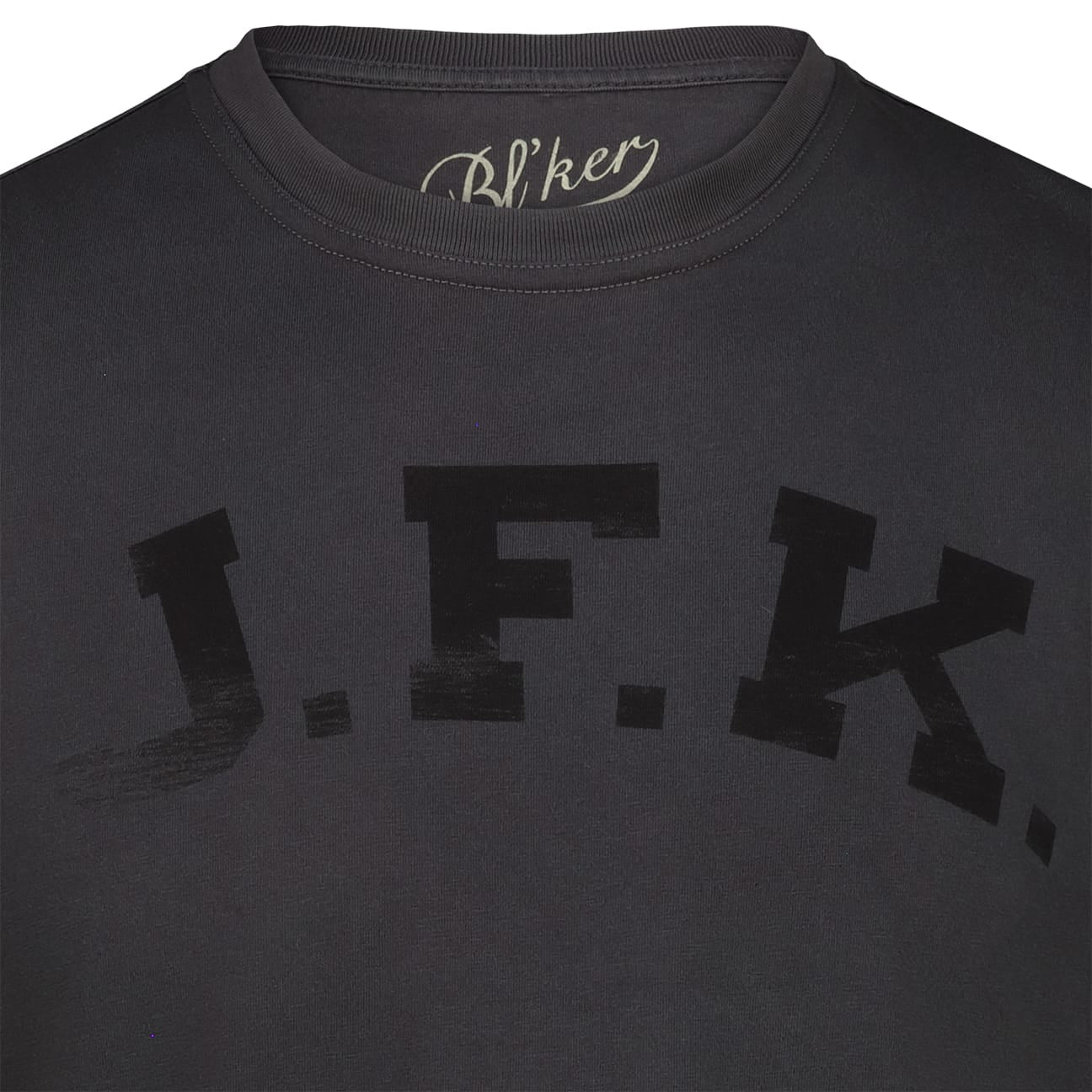 BL'KER T-Shirt uomo JFK Nero