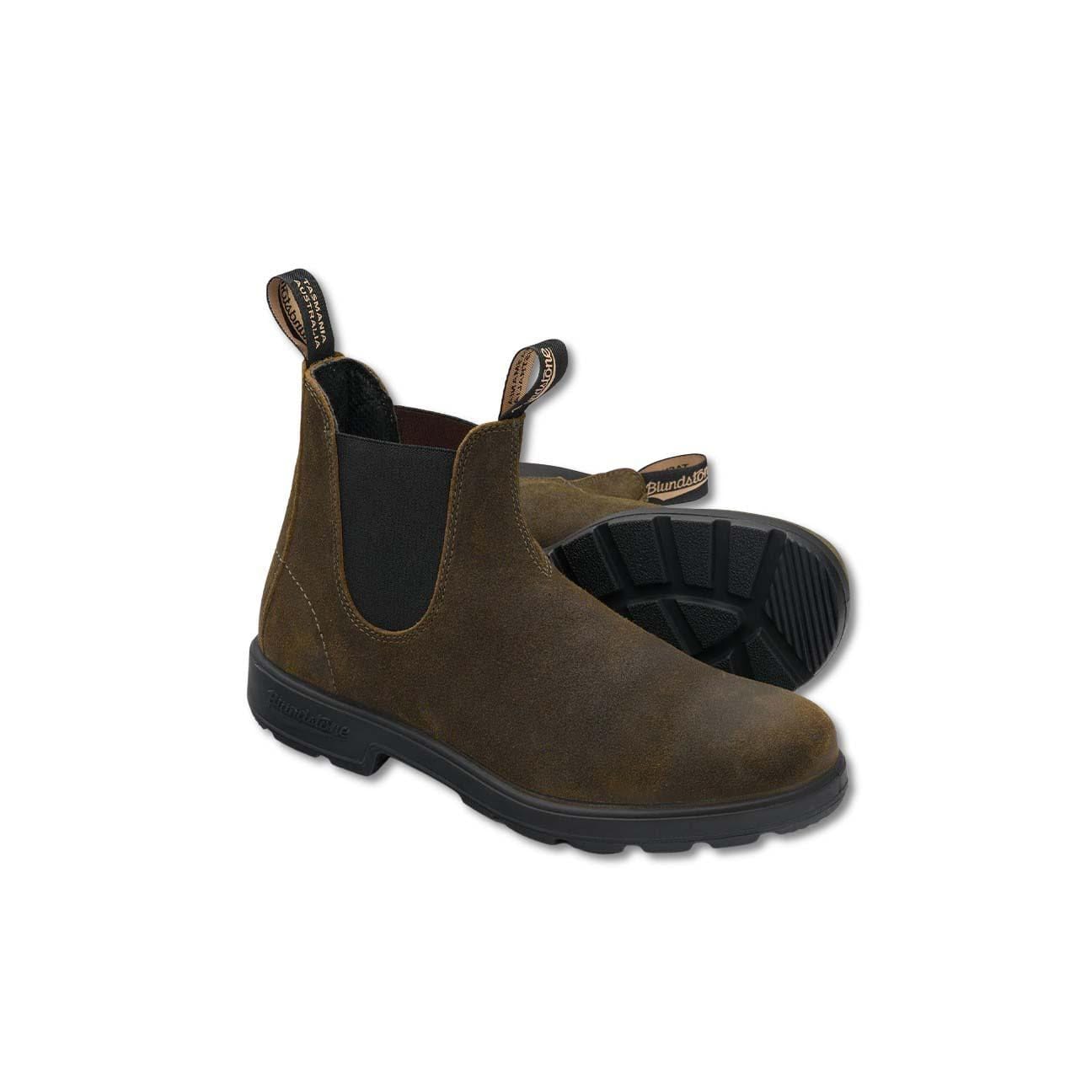 BLUNDSTONE Stivaletto uomo 1615 Chelsea Suede Olive