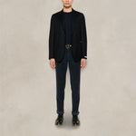 BRIGLIA1949 Blazer uomo Greco in lana Blue