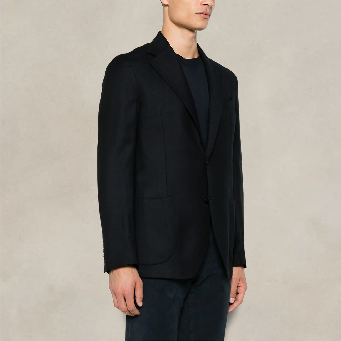 BRIGLIA1949 Blazer uomo Greco in lana Blue