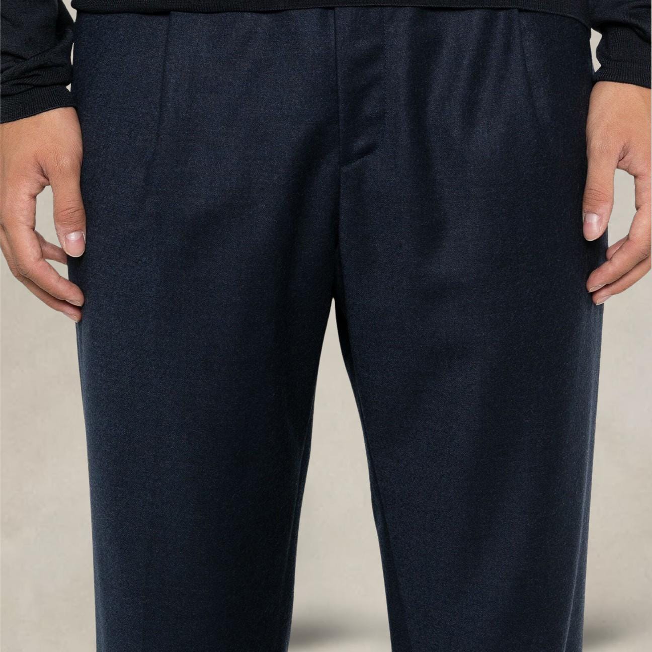 BRIGLIA1949 Pantalone in lana Wimbledon Blue