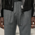 BRIGLIA1949 Pantalone in lana Wimbledon Grigio