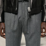 BRIGLIA1949 Pantalone in lana Wimbledon Grigio