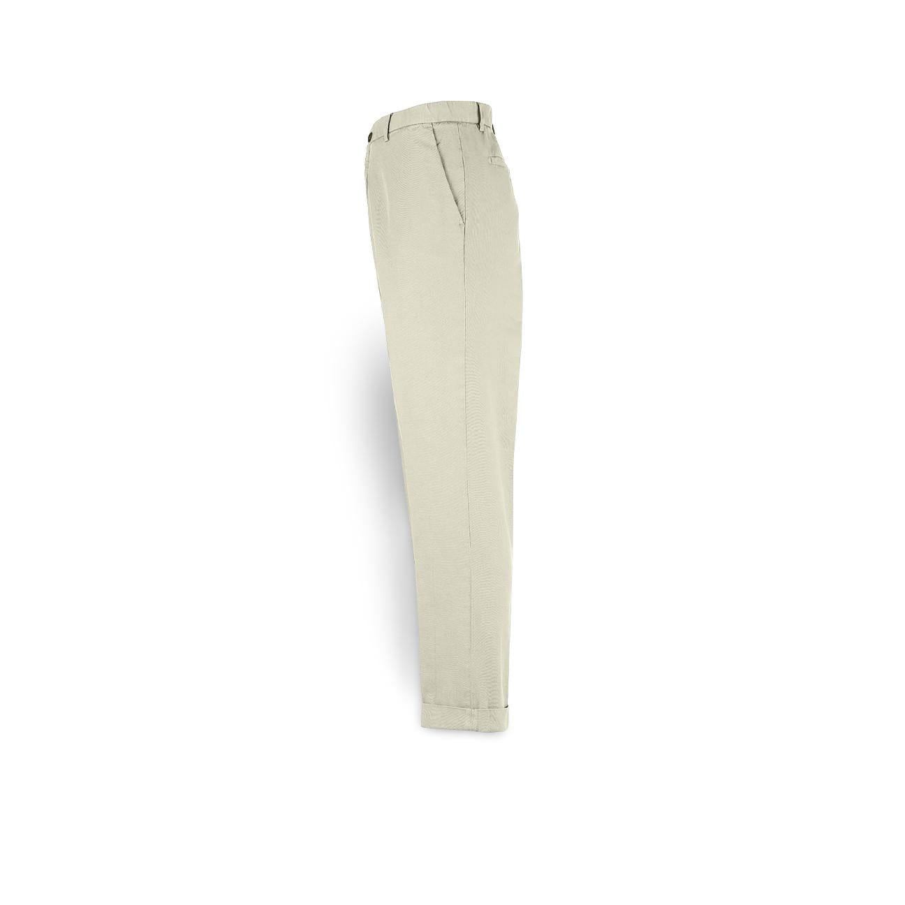 BRIGLIA1949 Pantalone uomo BG61 in gabardina Bianco