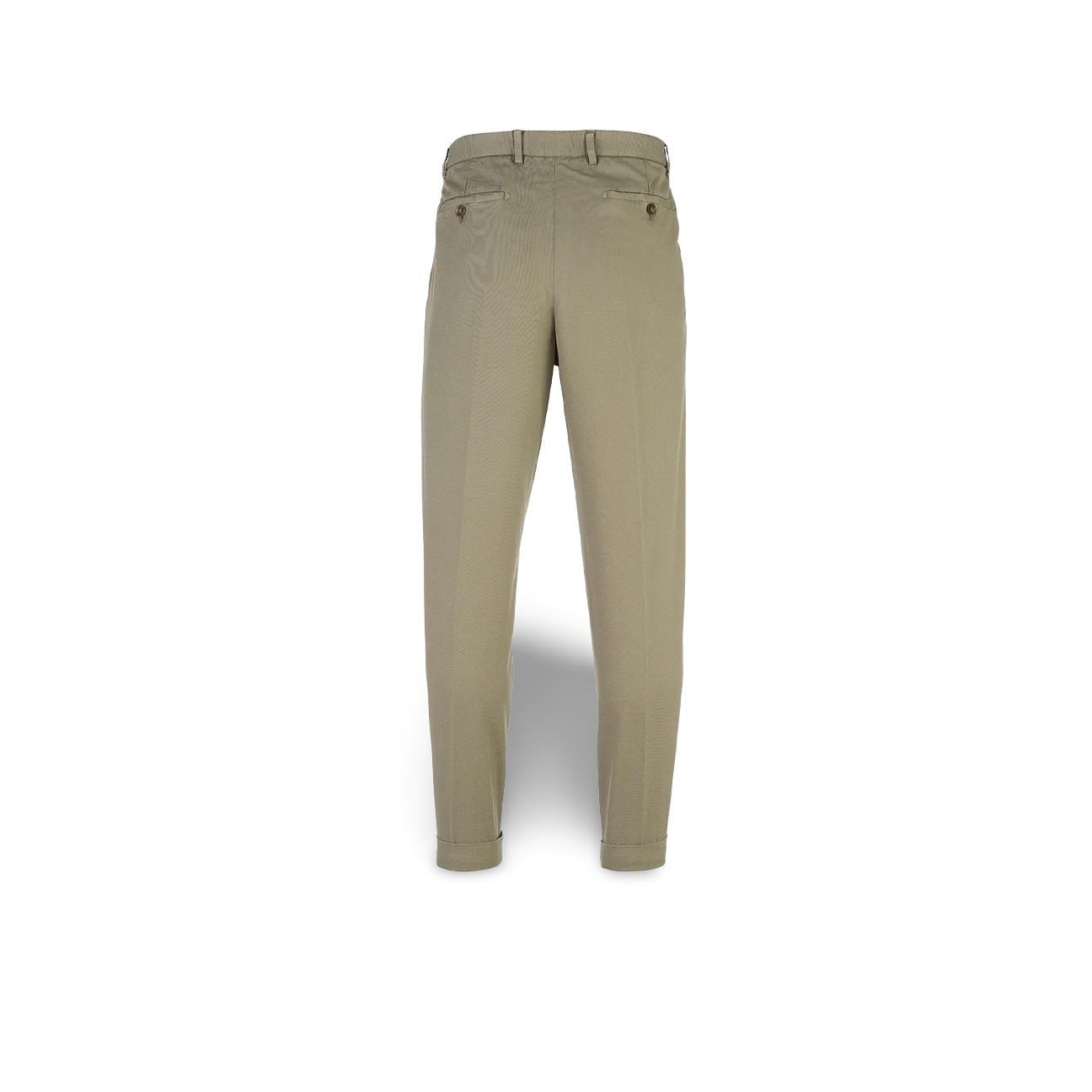 BRIGLIA1949 Pantalone uomo BG61 in gabardina Mastice