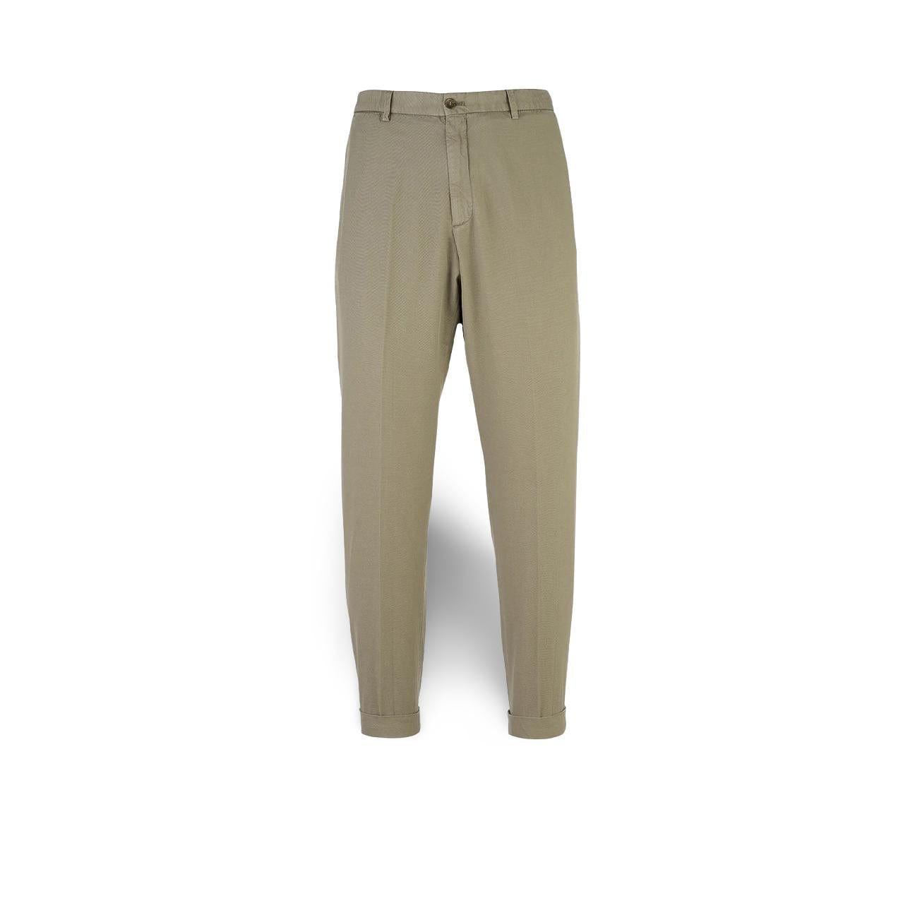 BRIGLIA1949 Pantalone uomo BG61 in gabardina Mastice