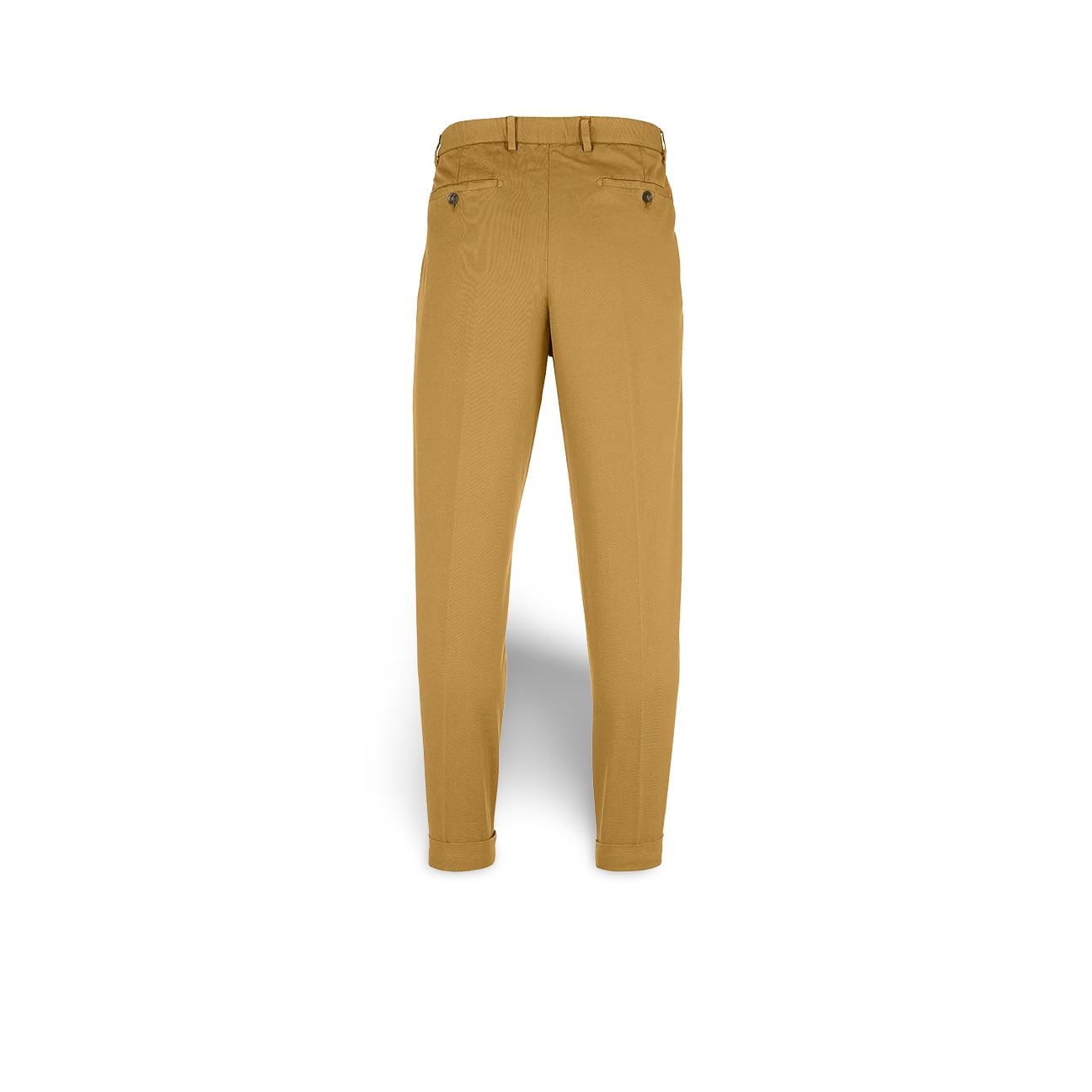 BRIGLIA1949 Pantalone uomo BG61 in gabardina Zucca