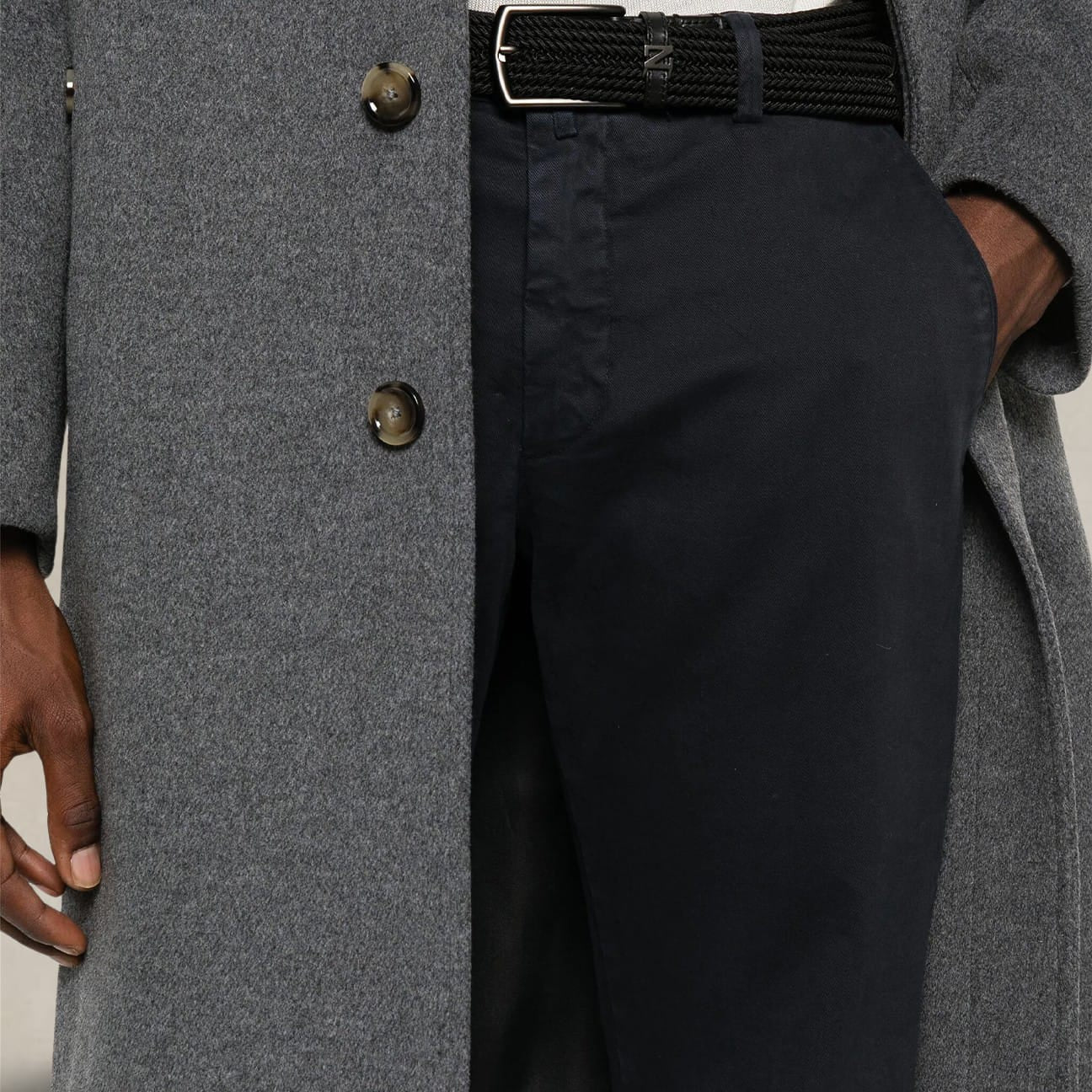 BRIGLIA1949 Pantalone uomo Chino Slim Blue