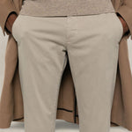 BRIGLIA1949 Pantalone uomo Chino Slim Sabbia