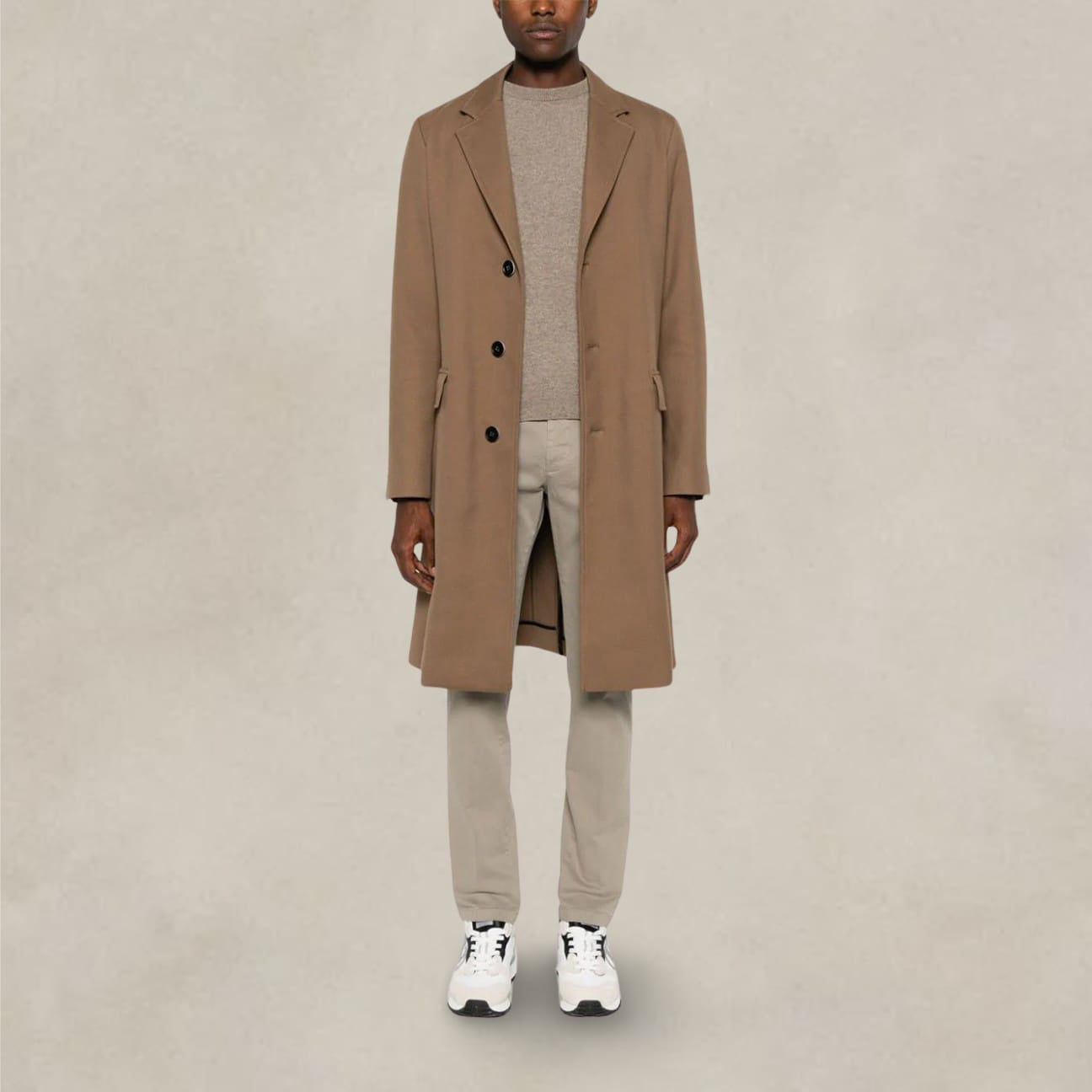BRIGLIA1949 Pantalone uomo Chino Slim Sabbia
