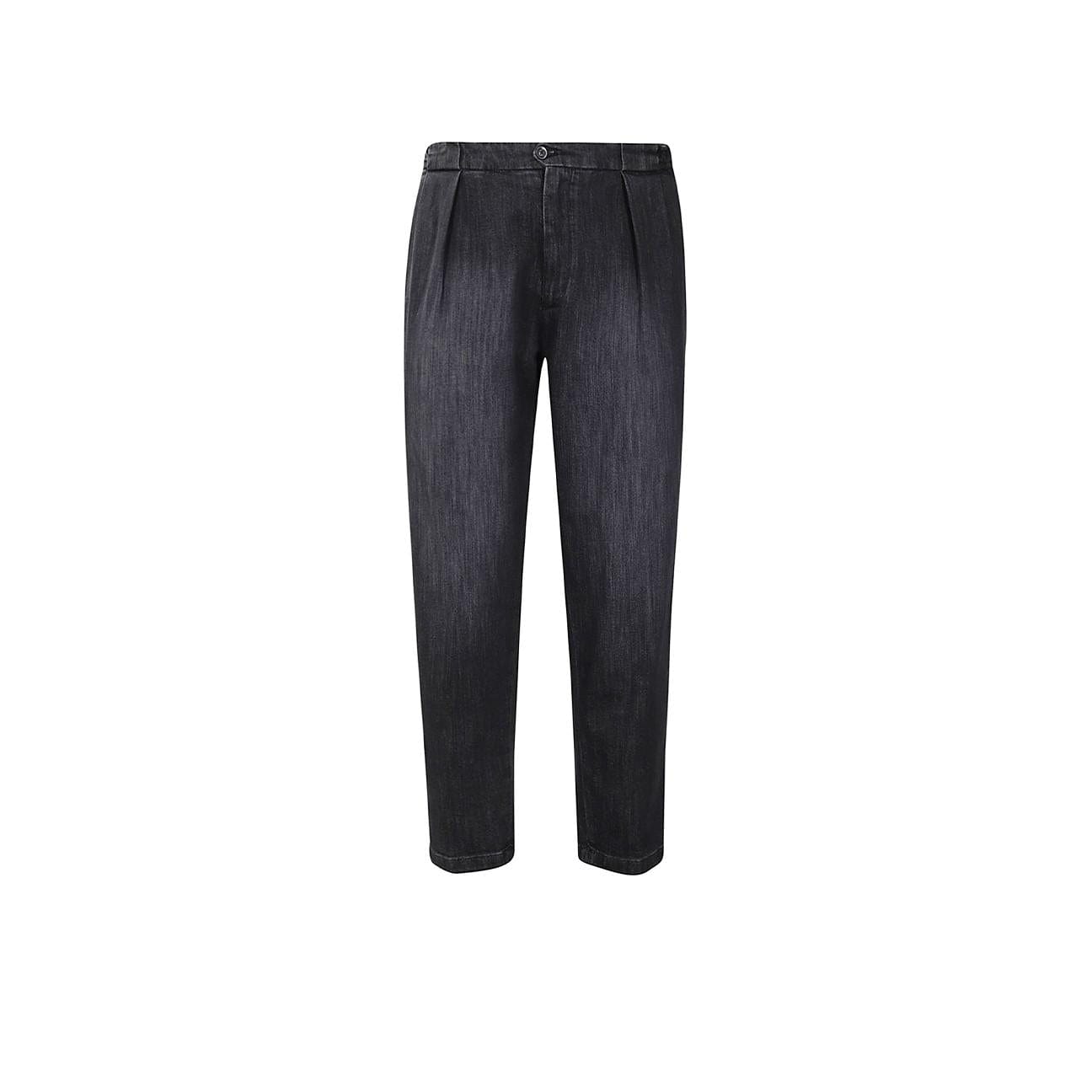 BRIGLIA1949 Pantalone uomo Portobello denim Nero