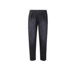 BRIGLIA1949 Pantalone uomo Portobello denim Nero