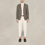BRIGLIA1949 Pantalone uomo Portobello in twill Burro