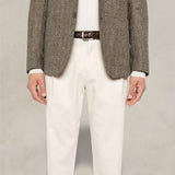 BRIGLIA1949 Pantalone uomo Portobello in twill Burro