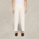 BRIGLIA1949 Pantalone uomo Portobello in twill Burro