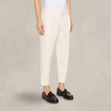 BRIGLIA1949 Pantalone uomo Portobello in twill Burro