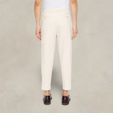 BRIGLIA1949 Pantalone uomo Portobello in twill Burro