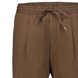 BRIGLIA1949 Pantalone uomo Wimbledon in cotone Tabacco