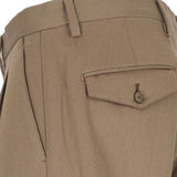 BRIGLIA1949 Pantaloni uomo Chino in lana Beige