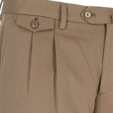 BRIGLIA1949 Pantaloni uomo Chino in lana Beige