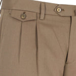 BRIGLIA1949 Pantaloni uomo Chino in lana Beige