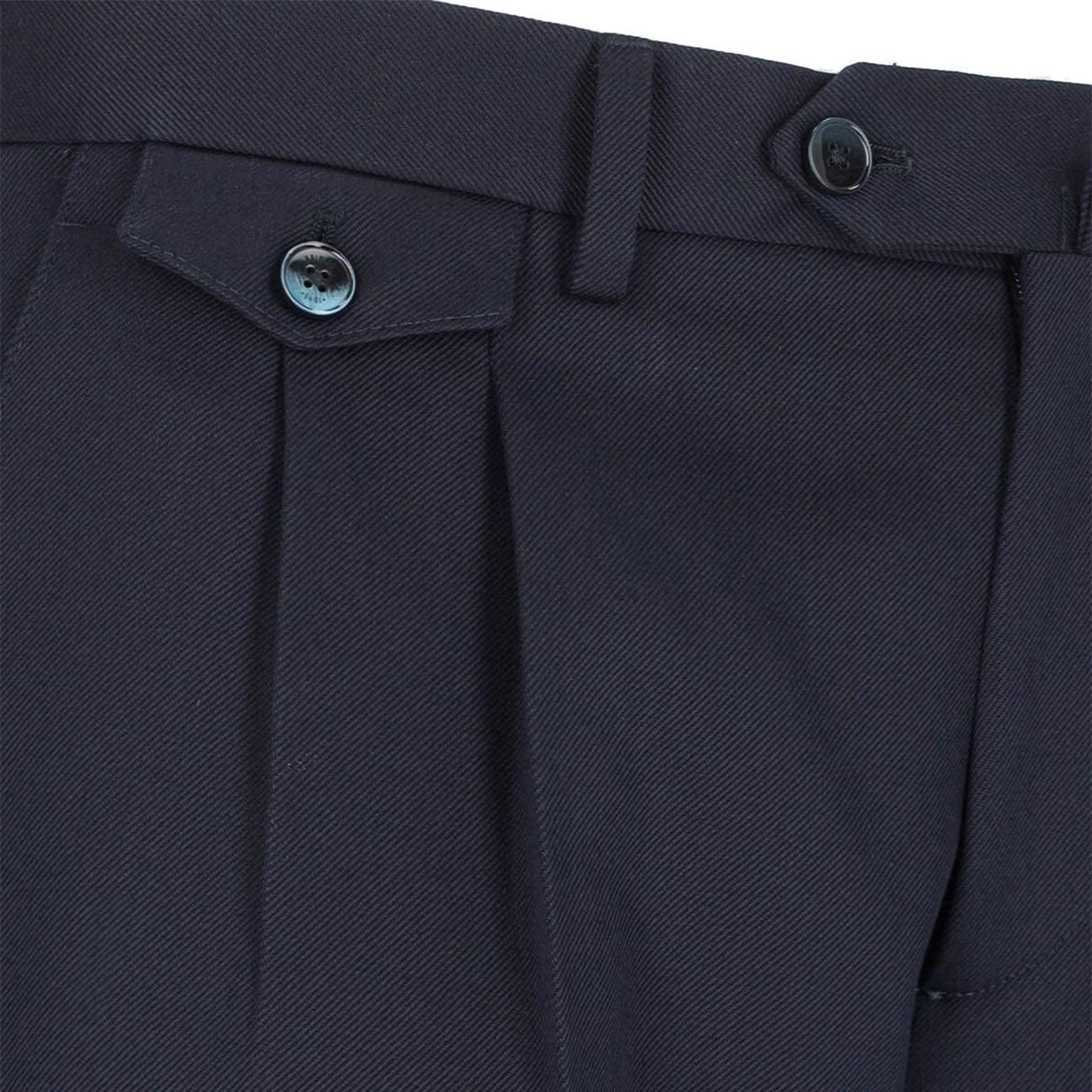 BRIGLIA1949 Pantaloni uomo Chino in lana Blue