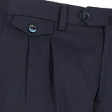 BRIGLIA1949 Pantaloni uomo Chino in lana Blue