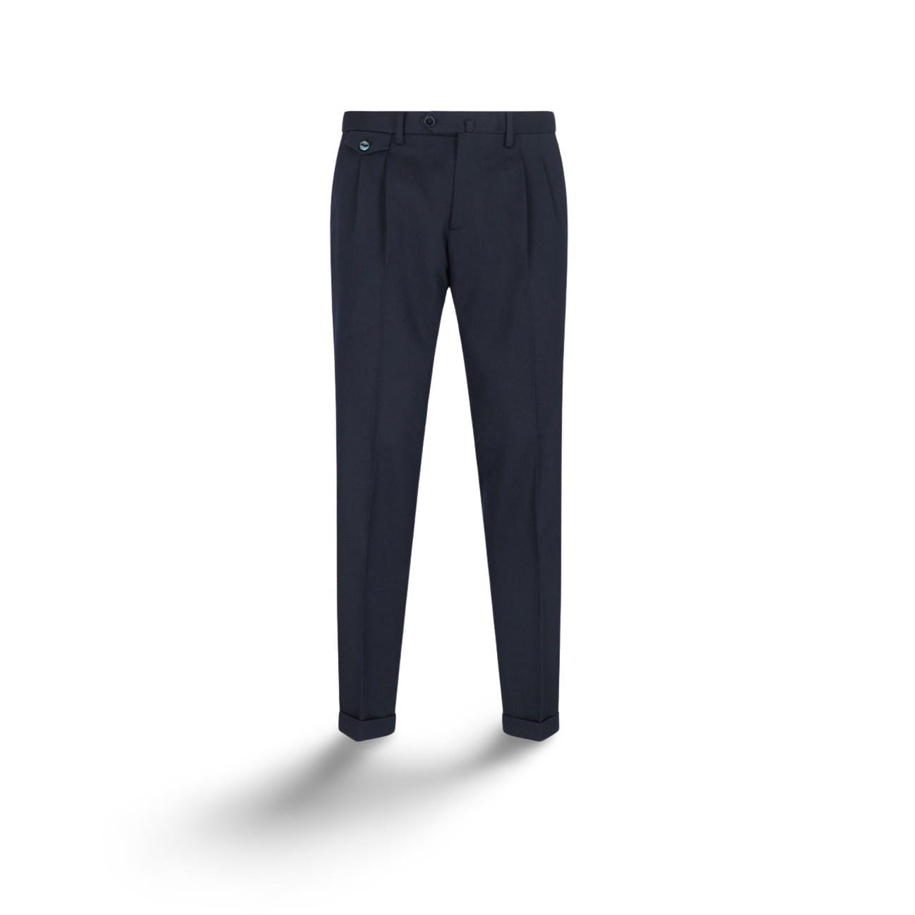 BRIGLIA1949 Pantaloni uomo Chino in lana Blue