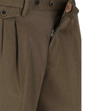 BRIGLIA1949 Pantaloni uomo Chino in lana Verde