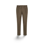 BRIGLIA1949 Pantaloni uomo Chino in lana Verde