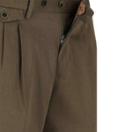 BRIGLIA1949 Pantaloni uomo Chino in lana Verde