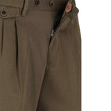 BRIGLIA1949 Pantaloni uomo Chino in lana Verde