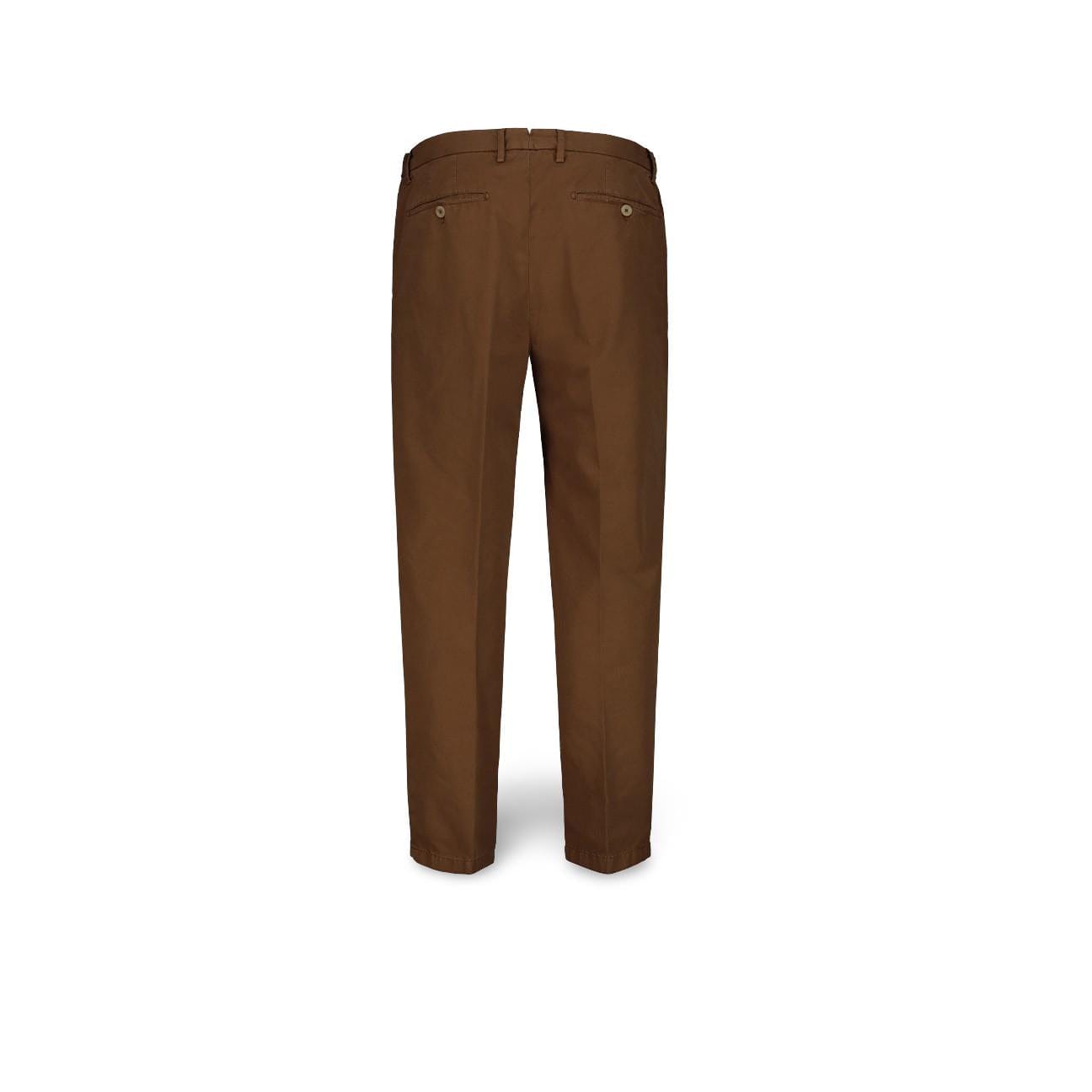 BRIGLIA1949 Pantaloni uomo Courmayer in cotone Marrone