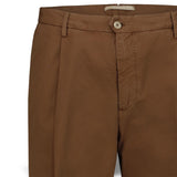 BRIGLIA1949 Pantaloni uomo Courmayer in cotone Marrone