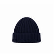 Berretto Fisherman  in cashmere 6 fili unisex Blue