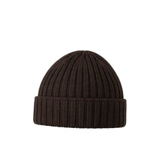 Broadway & Spring Berretto Fisherman  in cashmere 6 fili  unisex Moro