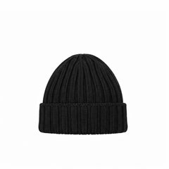 Broadway & Spring Berretto Fisherman  in cashmere 6 fili  unisex Nero