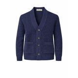 Broadway & Spring Cardigan uomo in cotone Blue