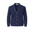 Cardigan uomo in cotone Blue