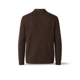 Broadway & Spring Cardigan uomo in cotone Moka