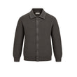 Cardigan uomo in pura lana Marrone