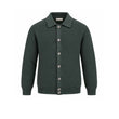 Cardigan uomo in pura lana Verde Inglese