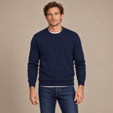 Broadway & Spring Maglia uomo in cashmere Blue