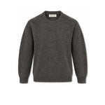 Broadway & Spring Maglia uomo in cashmere seta Grigio Antracite