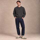 Broadway & Spring Maglia uomo in cashmere seta Grigio Antracite