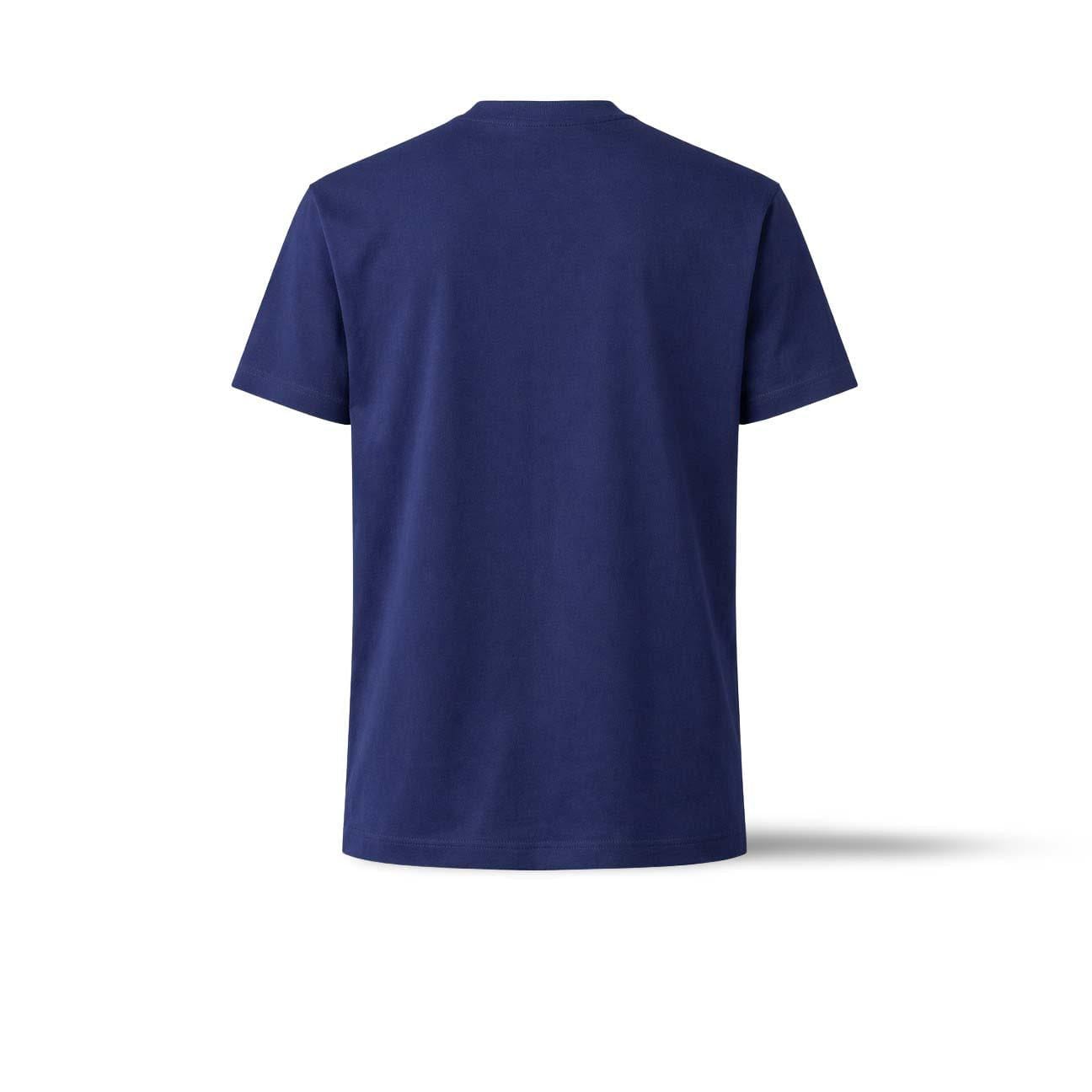 Broadway & Spring T-Shirt uomo in crepe di cotone Blue China