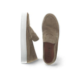 CALCE Mocassino uomo in camoscio Sabbia