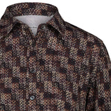 CALIBAN Camicia donna con stampa Marorne